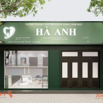 Thiết kế phòng khám nha Hà Anh phong cách Indochine ấn tượng